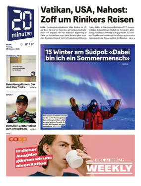 Cover of 20 Minuten - Bern