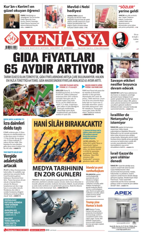 Cover of Yeni Asya