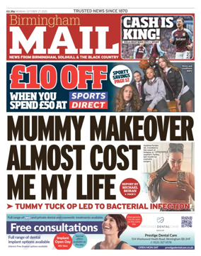 Cover of Birmingham Mail