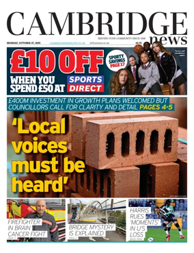 Cover of Cambridge News