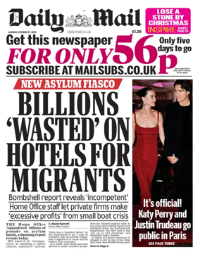 Cover of Daily Mail