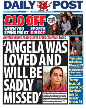 Cover of Daily Post (North Wales)