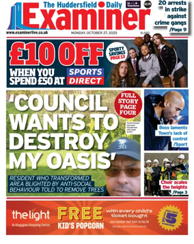 Cover of Huddersfield Daily Examiner