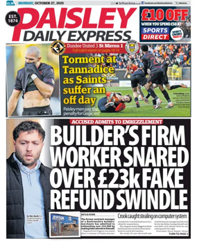 Cover of Paisley Daily Express