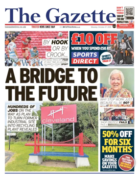 Cover of Teesside Evening Gazette