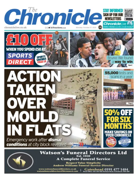 Cover of The Chronicle (South Tyneside and Durham)