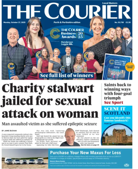 Cover of The Courier & Advertiser (Perth and Perthshire Edition)