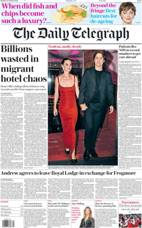 Cover of The Daily Telegraph