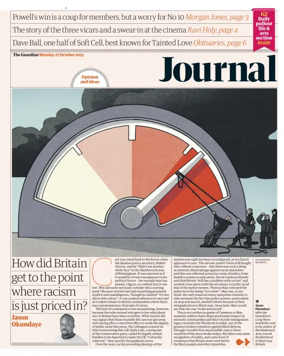 Cover of The Guardian e-paper Journal