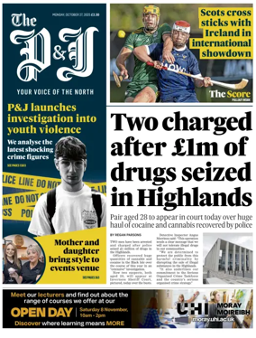 Cover of The Press and Journal (Highlands & Islands)