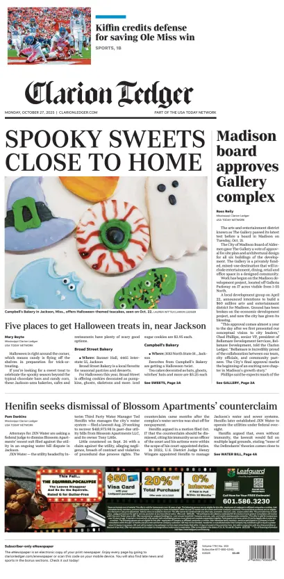 Cover of Clarion Ledger