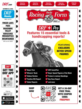 Cover of Daily Racing Form National Digital Edition