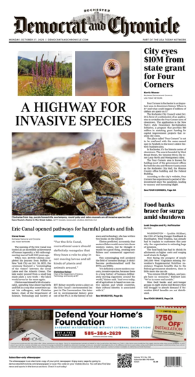 Cover of Democrat and Chronicle