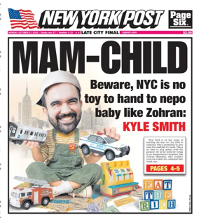 Cover of New York Post