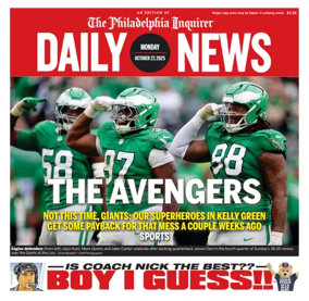 Cover of Philadelphia Daily News