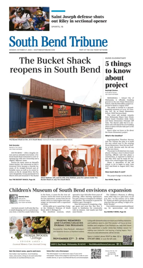 Cover of South Bend Tribune