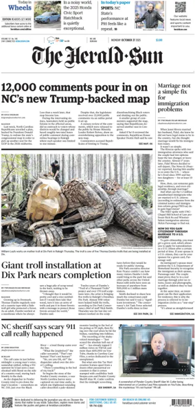 Cover of The Herald Sun