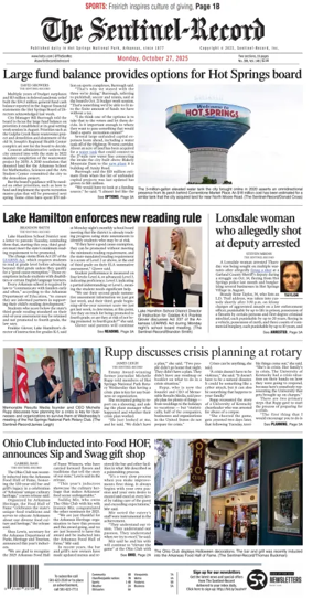 Cover of The Sentinel-Record