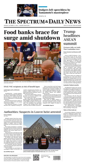 Cover of The Spectrum & Daily News