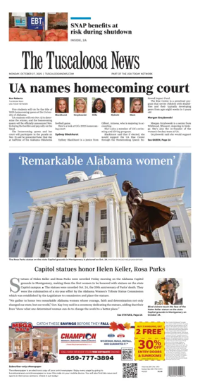 Cover of The Tuscaloosa News