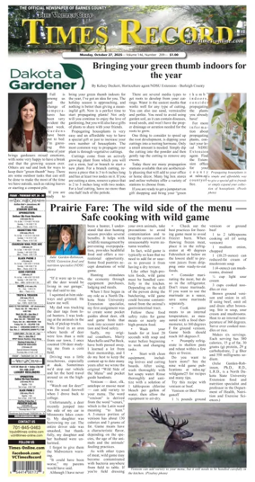 Cover of Valley City Times-Record