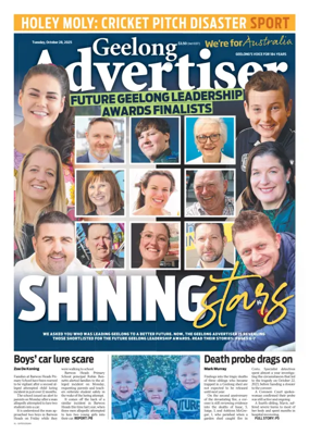 Cover of Geelong Advertiser