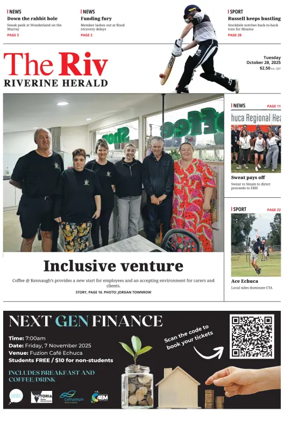 Cover of The Riverine Herald