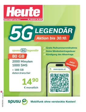 Cover of Heute - Wien Ausgabe