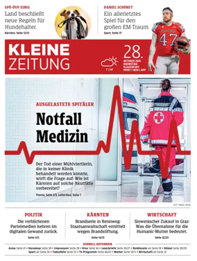 Cover of Kleine Zeitung Kaernten