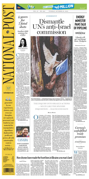 Cover of National Post - (Latest Edition)