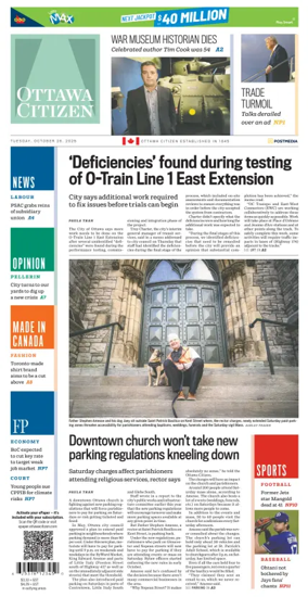 Cover of Ottawa Citizen