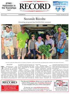 Cover of Sherbrooke Record