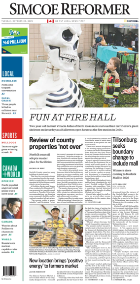 Cover of Simcoe Reformer