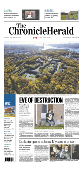 Cover of The Chronicle Herald (Provincial)