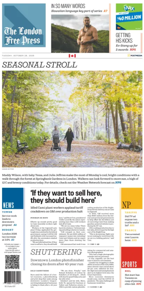 Cover of The London Free Press