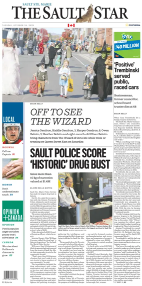 Cover of The Sault Star