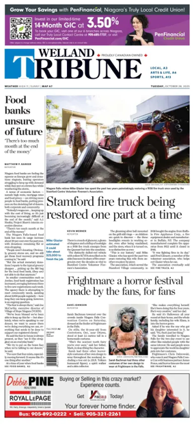 Cover of The Welland Tribune