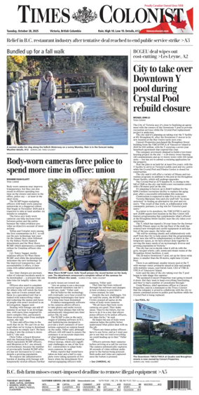 Cover of Times Colonist