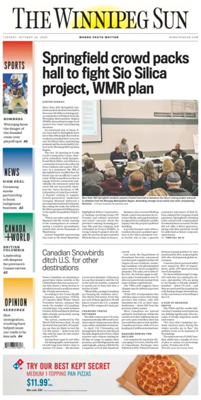 Cover of Winnipeg Sun