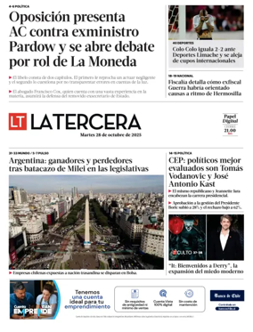 Cover of La Tercera