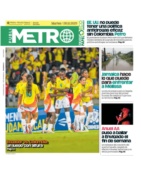 Cover of Publimetro Colombia