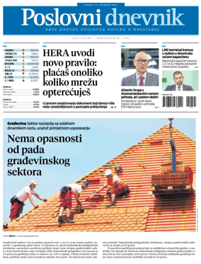 Cover of Poslovni Dnevnik
