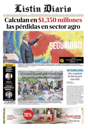 Cover of Listin Diario