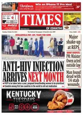 Cover of Times of Eswatini