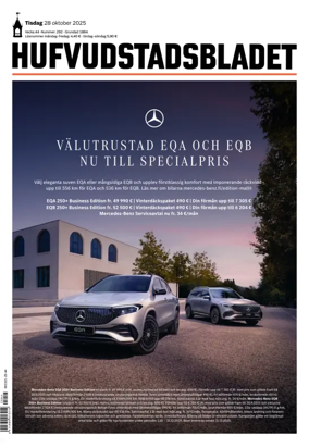 Cover of Hufvudstadsbladet