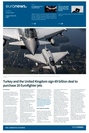 Cover of EuroNews (English Edition)