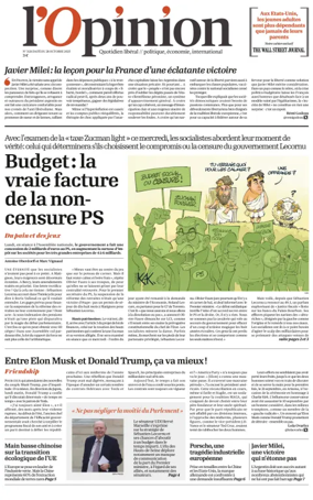 Cover of L'Opinion