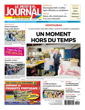 Cover of Le Petit Journal - du Tarn-et-Garonne