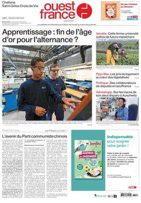 Cover of Ouest France (Challans / Saint-Gilles-Croix-de-Vie)