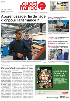 Cover of Ouest France (Dinan)
